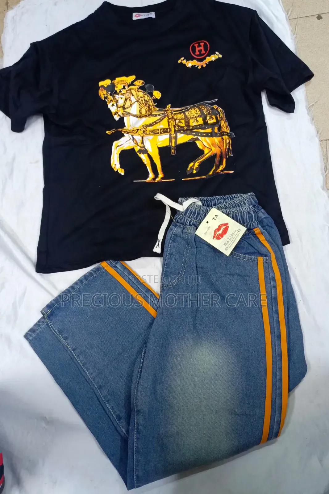 Quality Teenagers Top and Jean Trouser