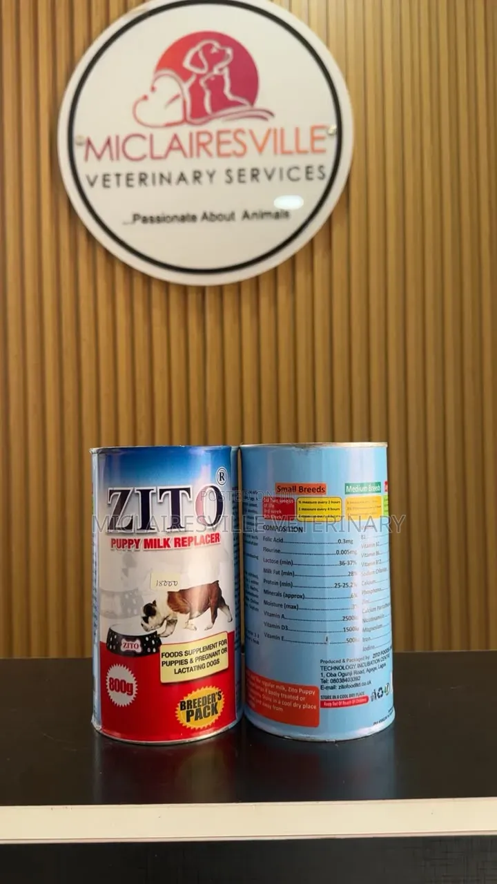Zito Pet Milk Powder for Dogs and Cats 800g