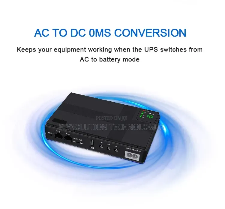 Router Power Bank 20000mAh Mini DC UPS (POE-830P-LFP)