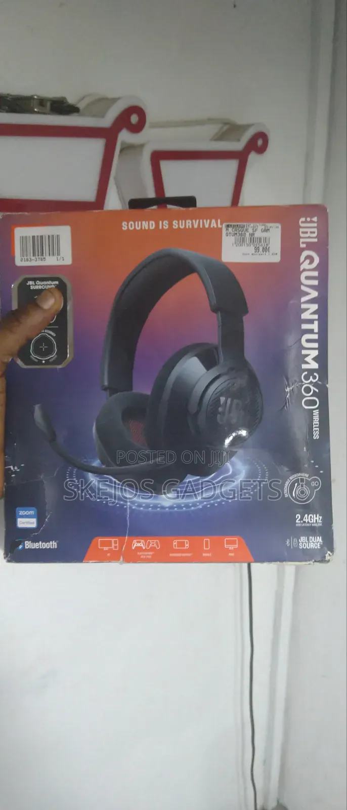 JBL Quantum 360 Wireless Gam6Headphone