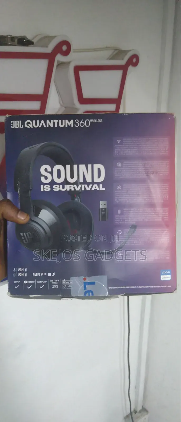 JBL Quantum 360 Wireless Gam6Headphone