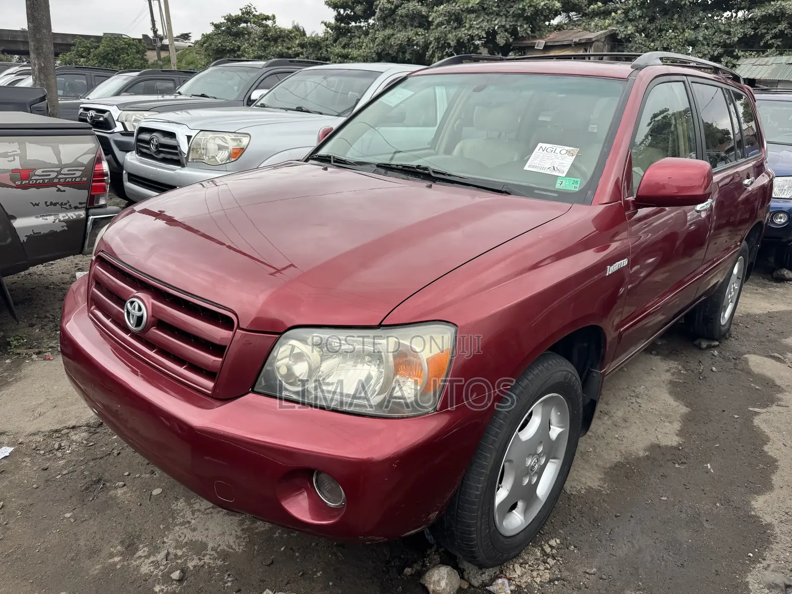 Toyota Highlander 2006 Red