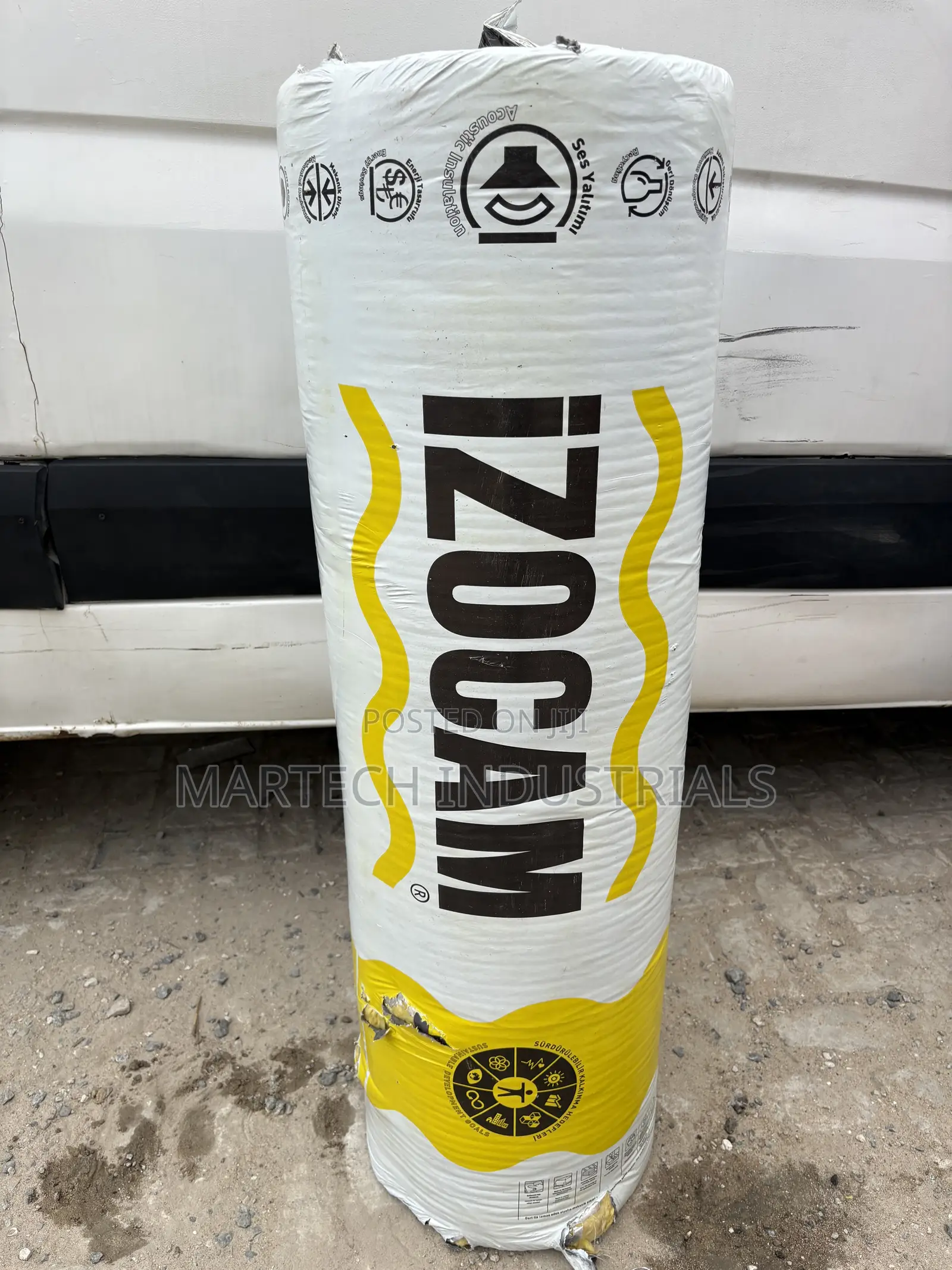 Izocam Fiberglass With Aluminum Foil 25mm
