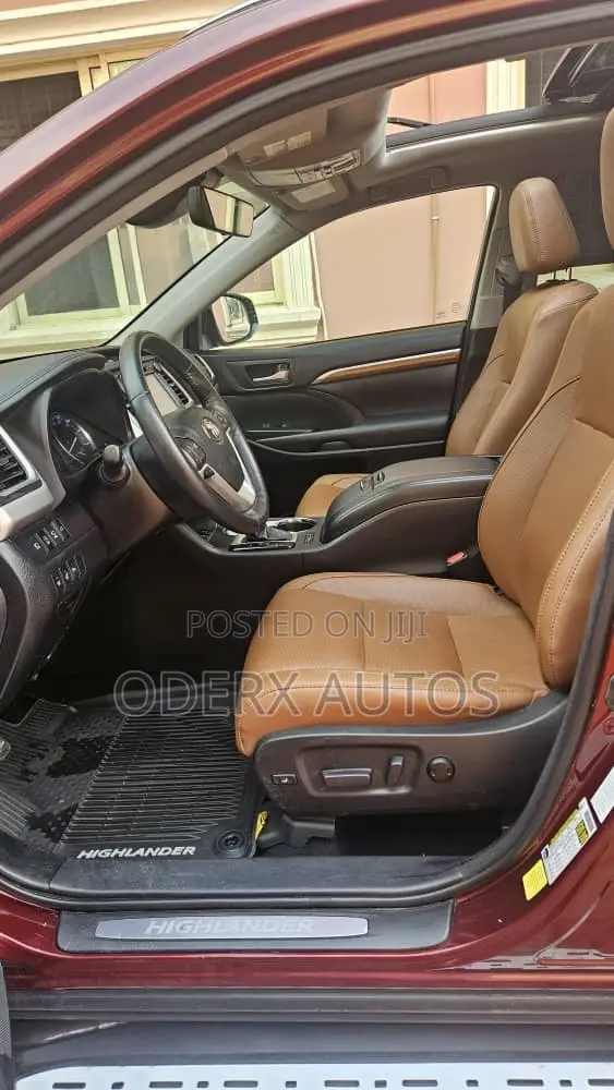 Toyota Highlander Limited Platinum 4x4 V6 (3.5L 6cyl 8A) 2018 Burgundy