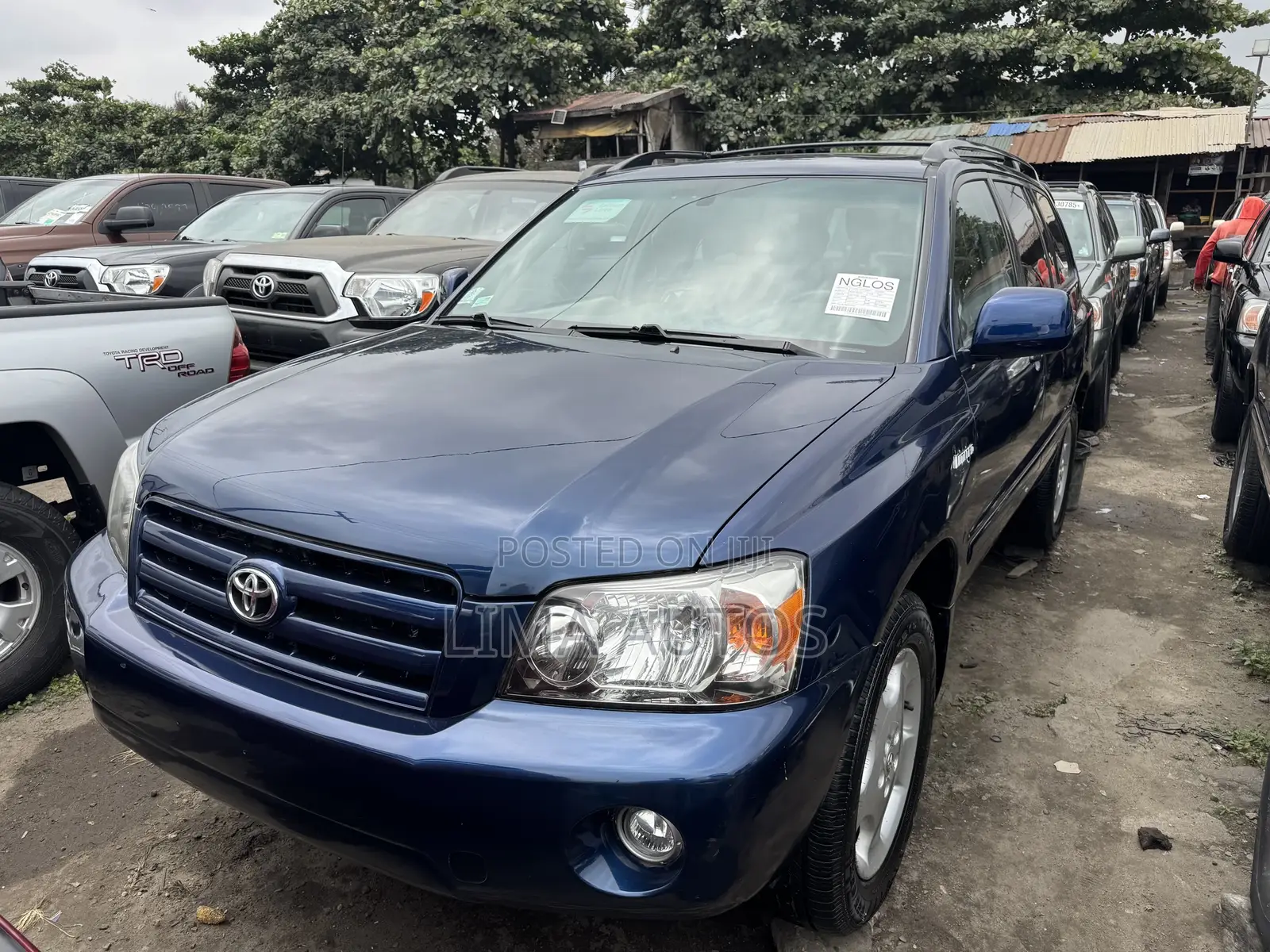 Toyota Highlander V6 2005 Blue