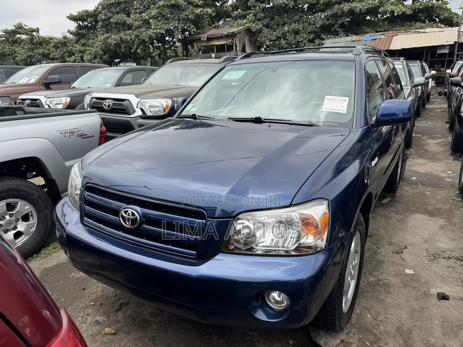 Toyota Highlander V6 2005 Blue