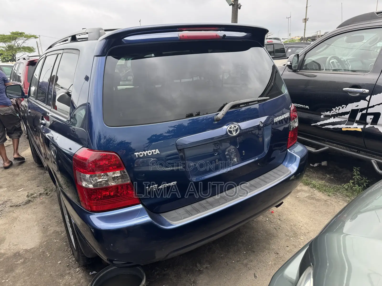 Toyota Highlander V6 2005 Blue
