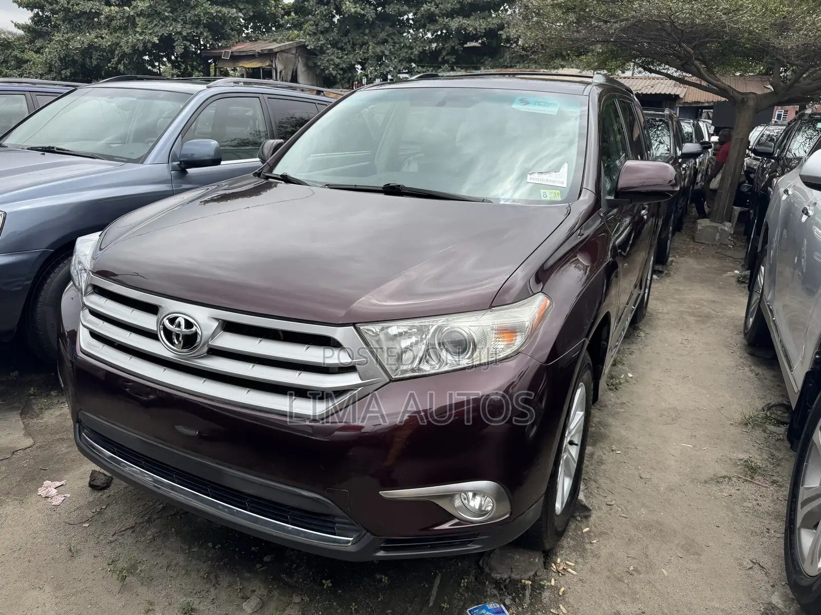 Toyota Highlander 2012 Burgundy