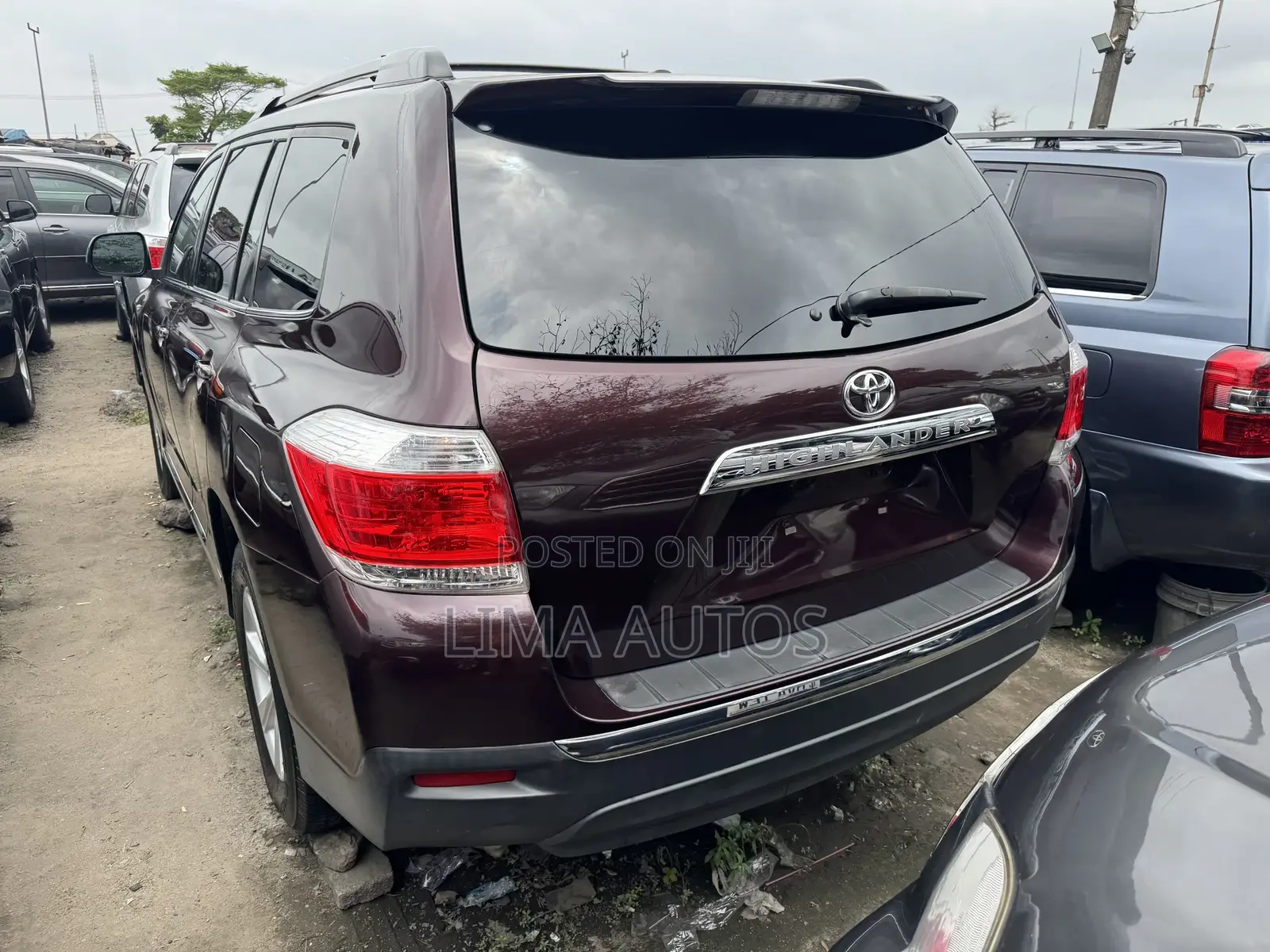 Toyota Highlander 2012 Burgundy