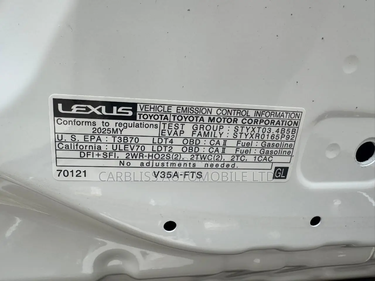 Lexus GX 550 Luxury 4WD 2025 Off white