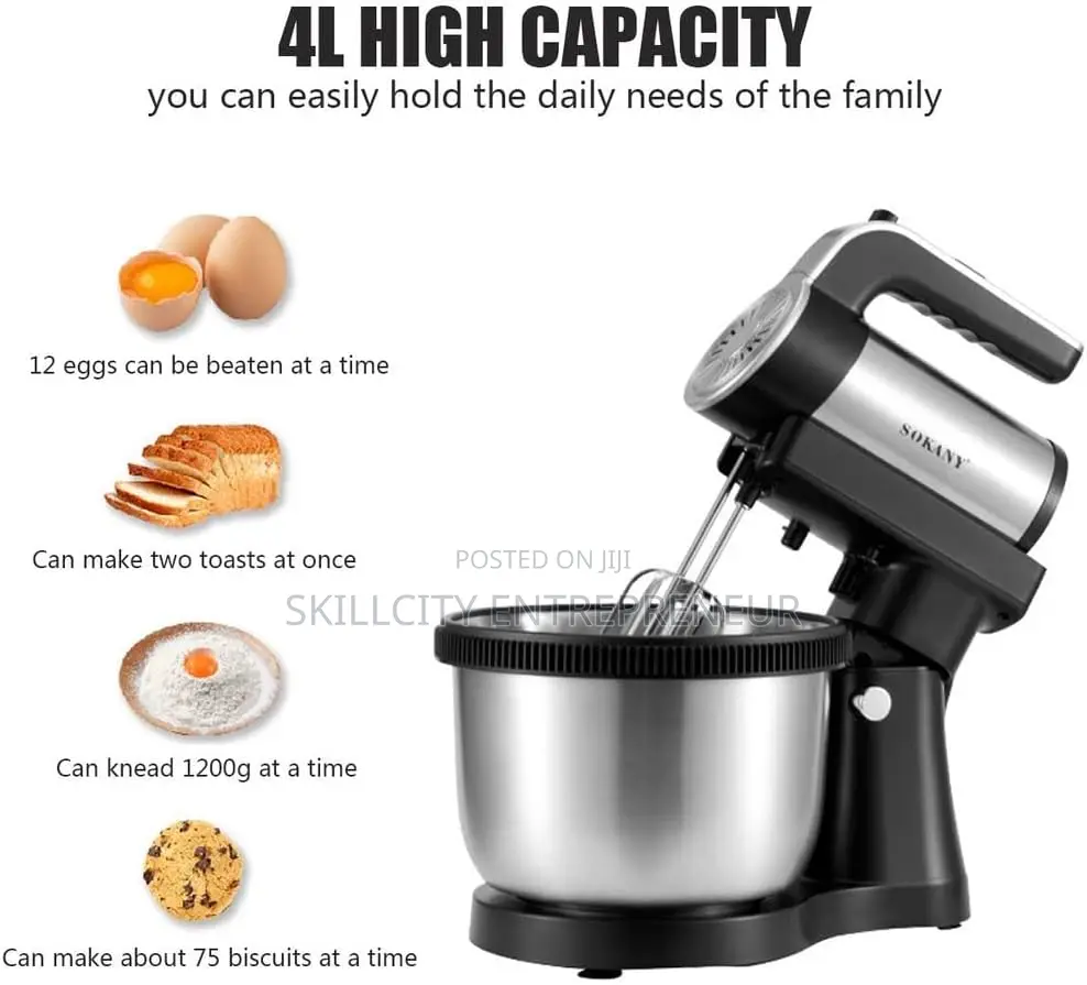 Sokany Sk-6662 Stand Mixer.