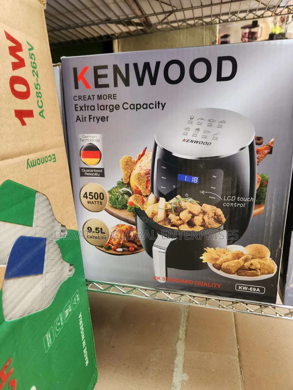 Kenwood 9.5 L Extra Large Capacity Air Fryer _ 4500W