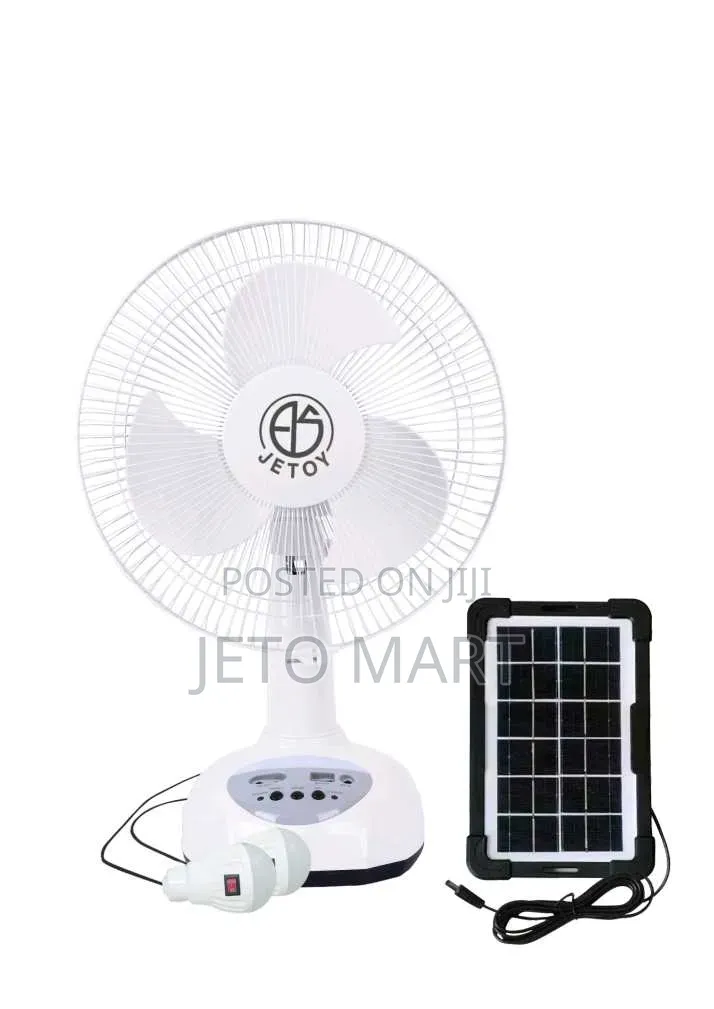 JETOY 12" Rechargeable 3in1 Table Fan