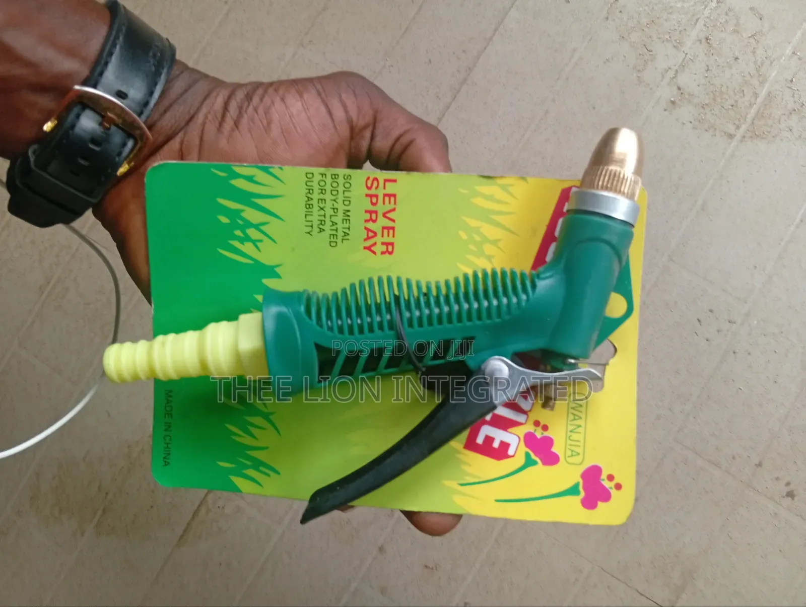 Wanjia Heavy Duty Metal Lever Spray Nozzle - High Pressure Water Gun
