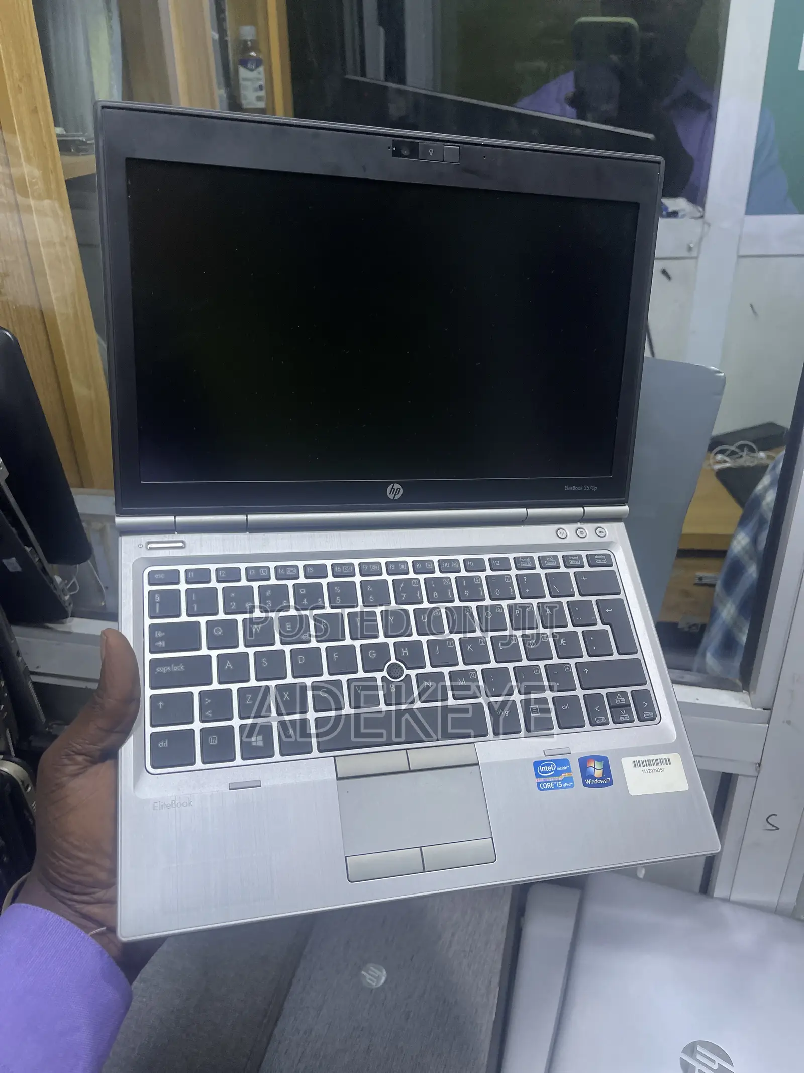 Laptop HP EliteBook 2560P 8GB Intel Core i7 HDD 128GB