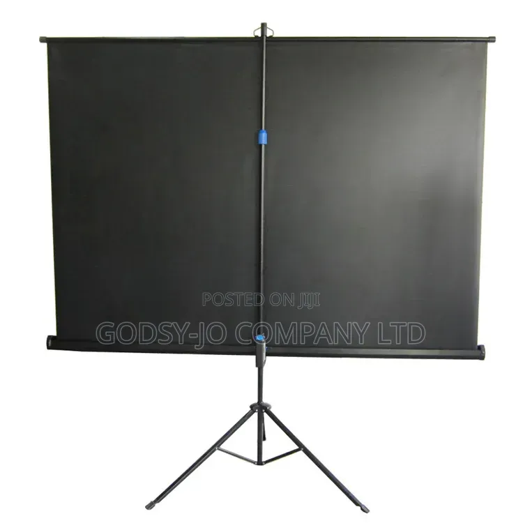 100 Inch Projector Screen With Tripod Stand | Portable HD Projection
