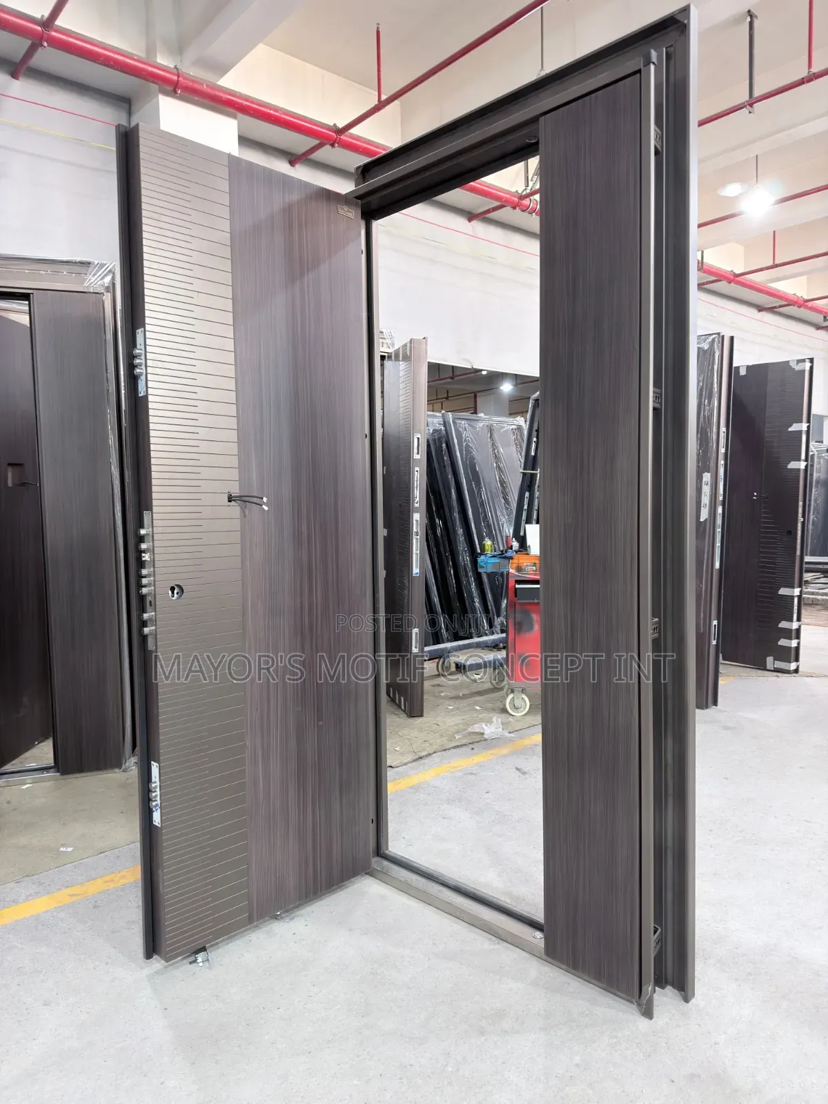 Door With Smart Lock