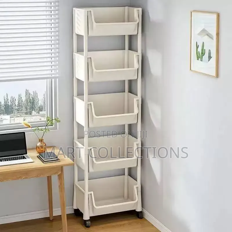 5 Layers Multifunctional Storage Rack | Heavy Duty Organizer Shelf