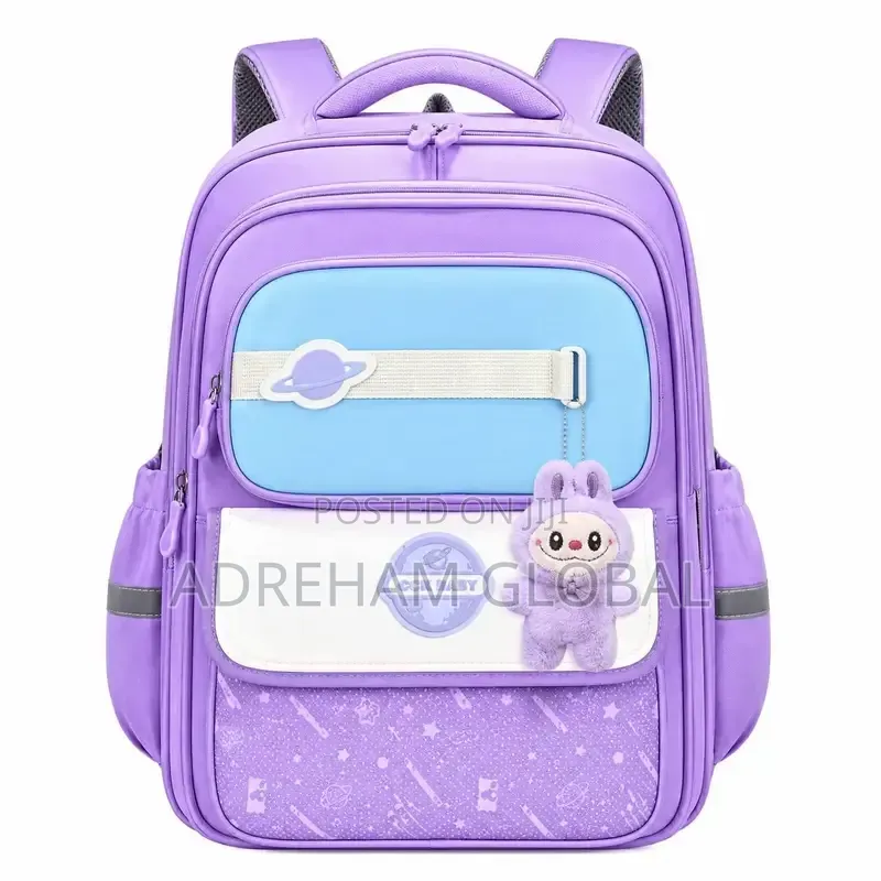 Quality Orthopedic Fancy Schoolbag With Labubu Suitable for Pri 4-Jss3