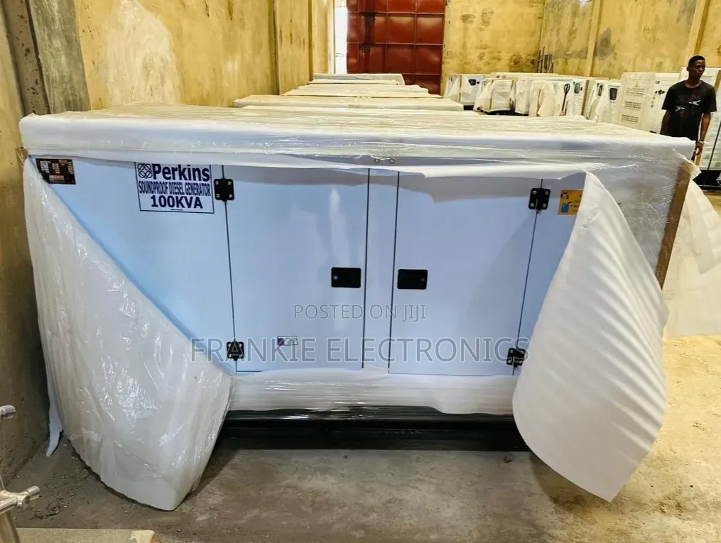 Perkins 100kVA Silent Diesel Generator 100% Copper Coil