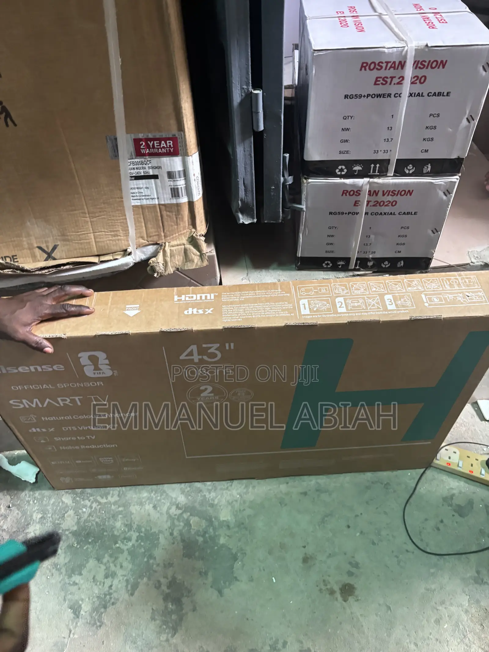Hisense 43” UHD Smart TV