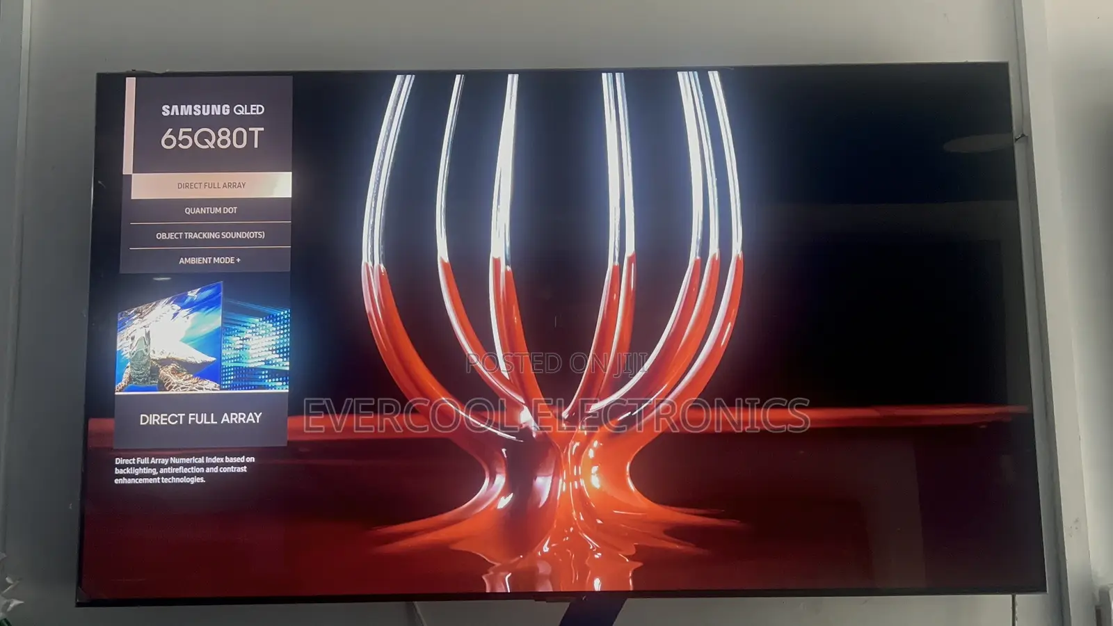 Premium 65” Samsung Q80t Qled Smart TV