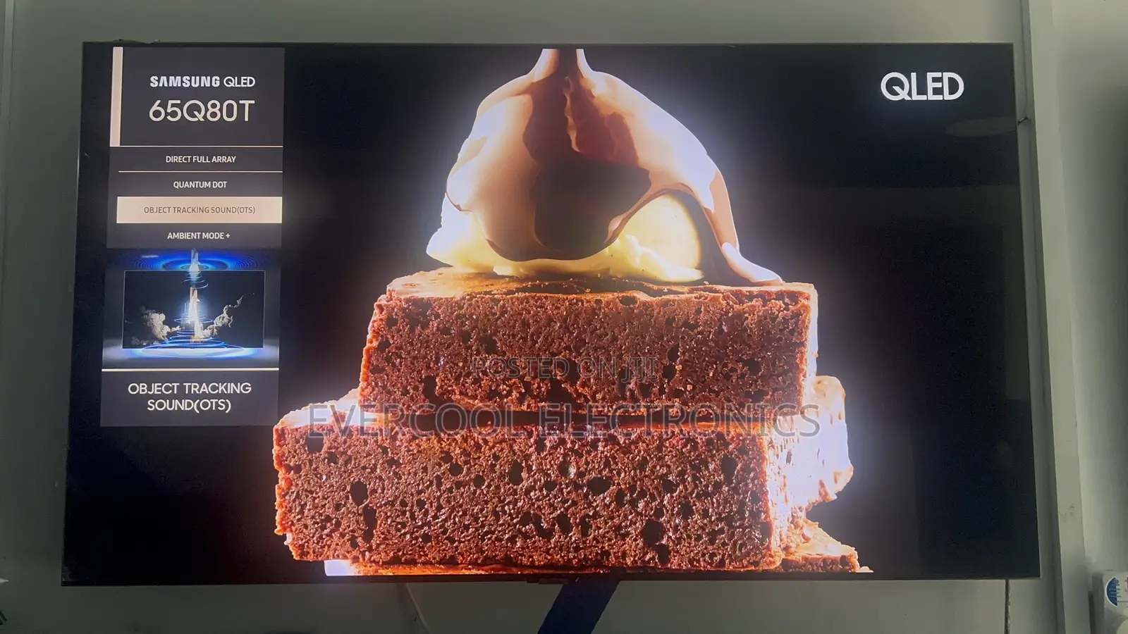 Premium 65” Samsung Q80t Qled Smart TV