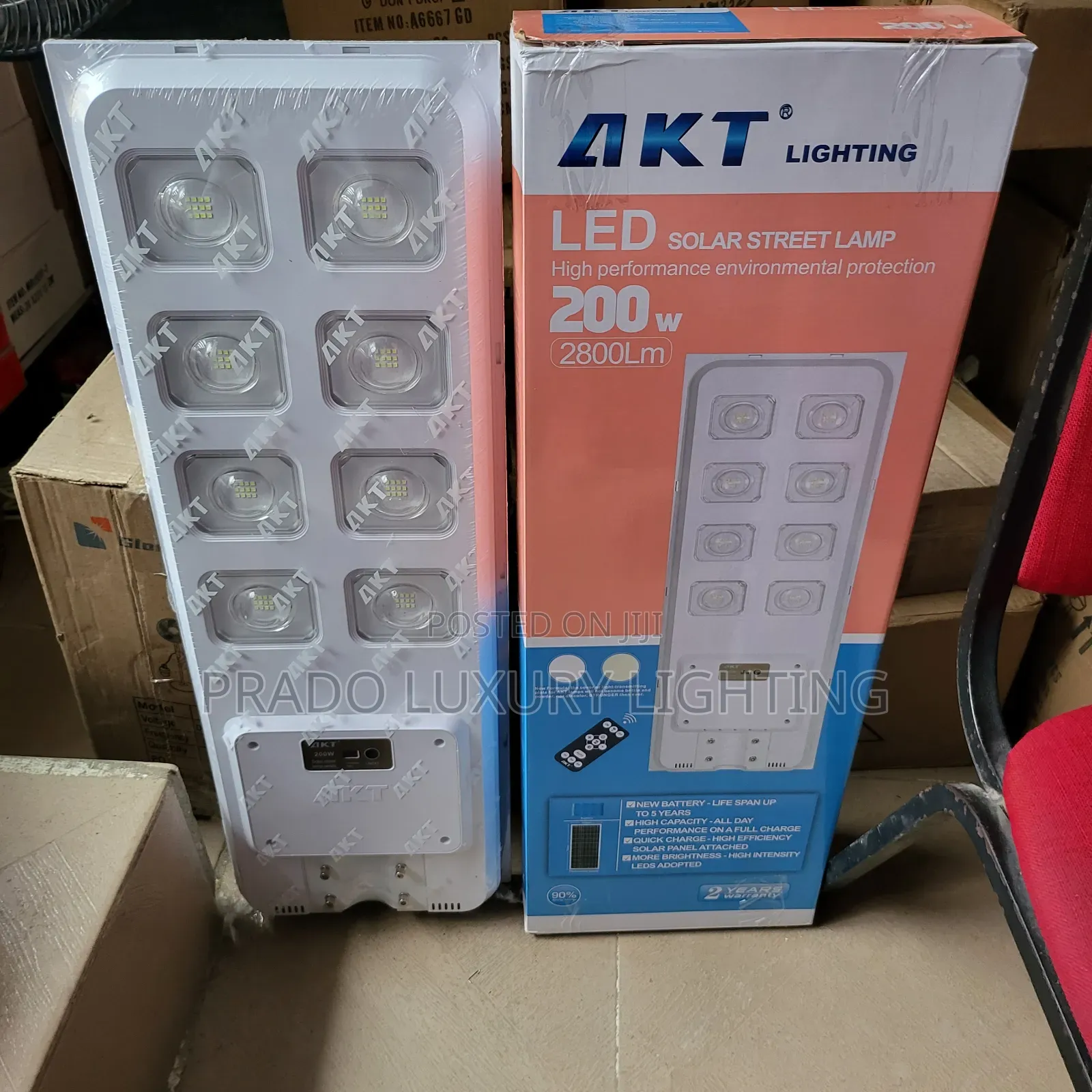 200w Akt Solar Steel Light