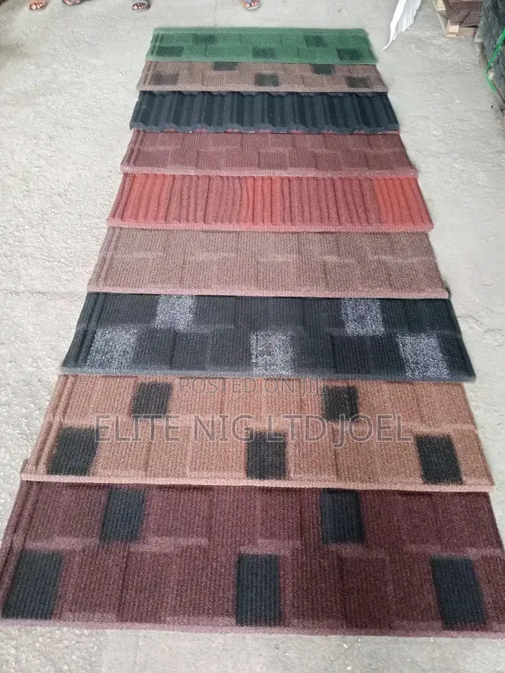 Multi Colour Gerard Stone Coated Roofing Sheet in Ajah Lagos