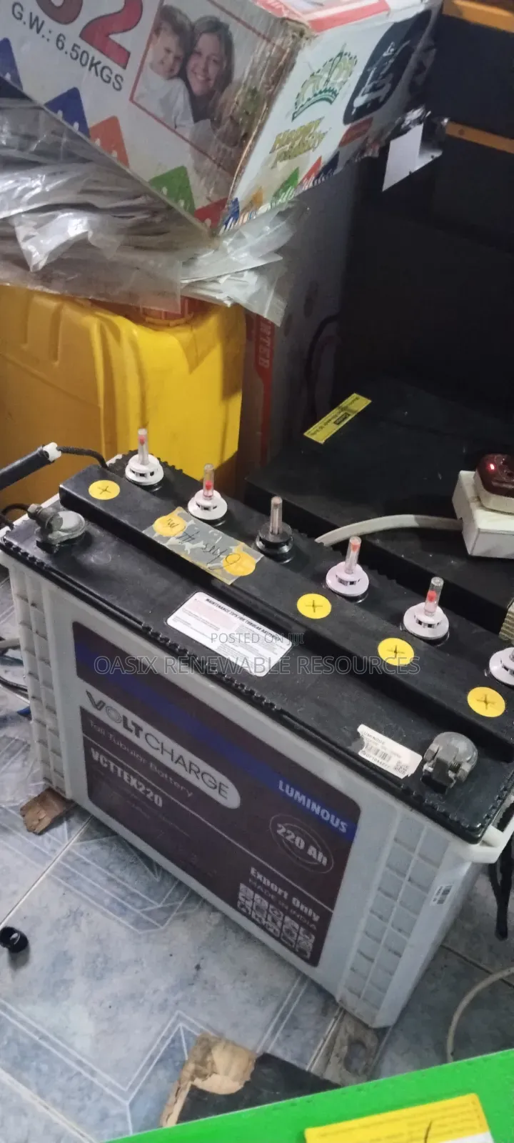 Luminous 220ah Tubular Battery