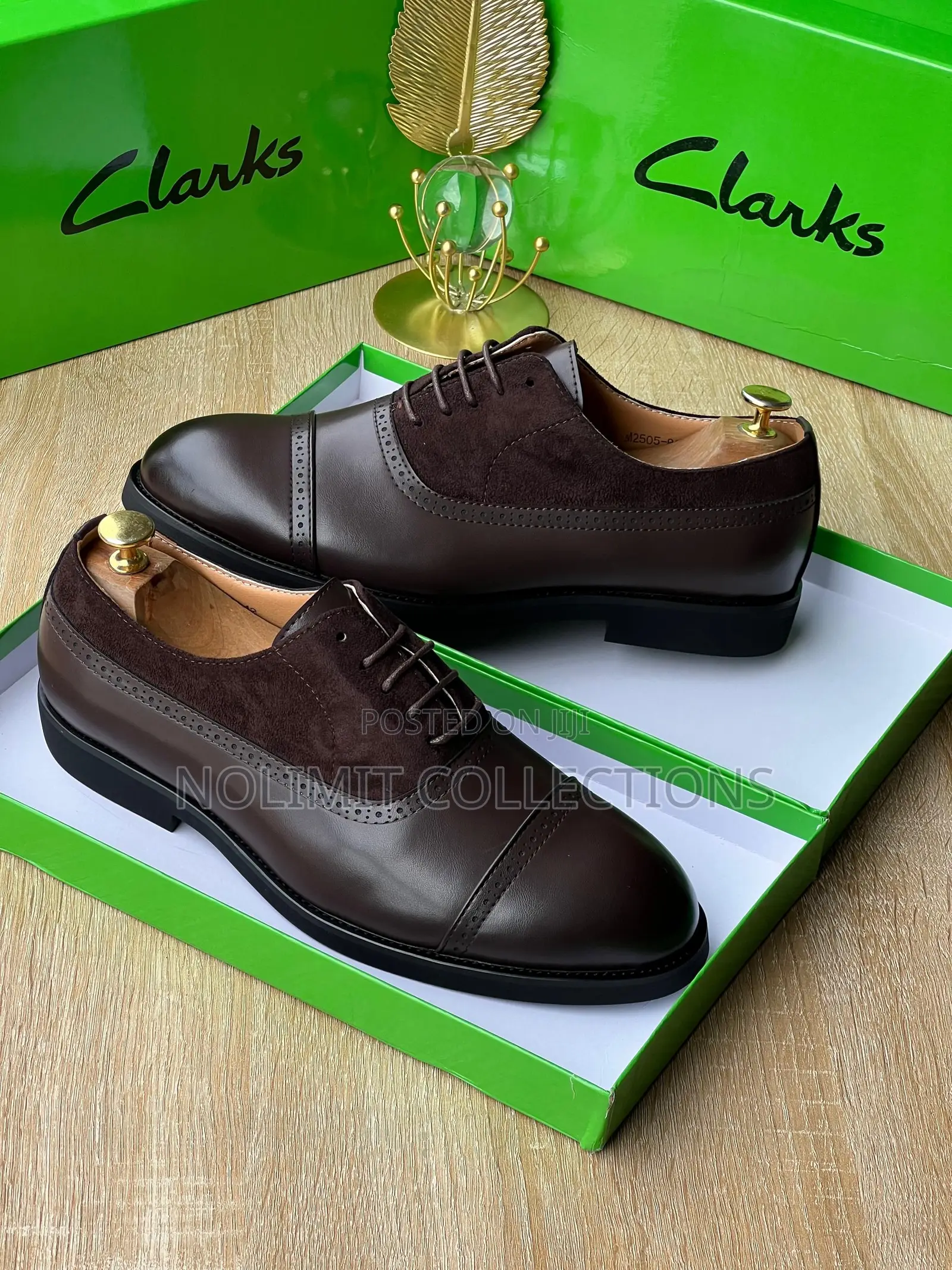 Clark's Men's Two Toned Leather Dress Shoes