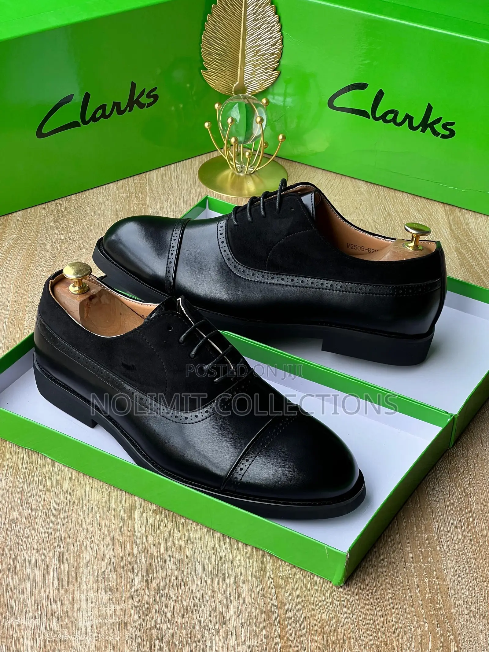 Clark's Men's Two Toned Leather Dress Shoes