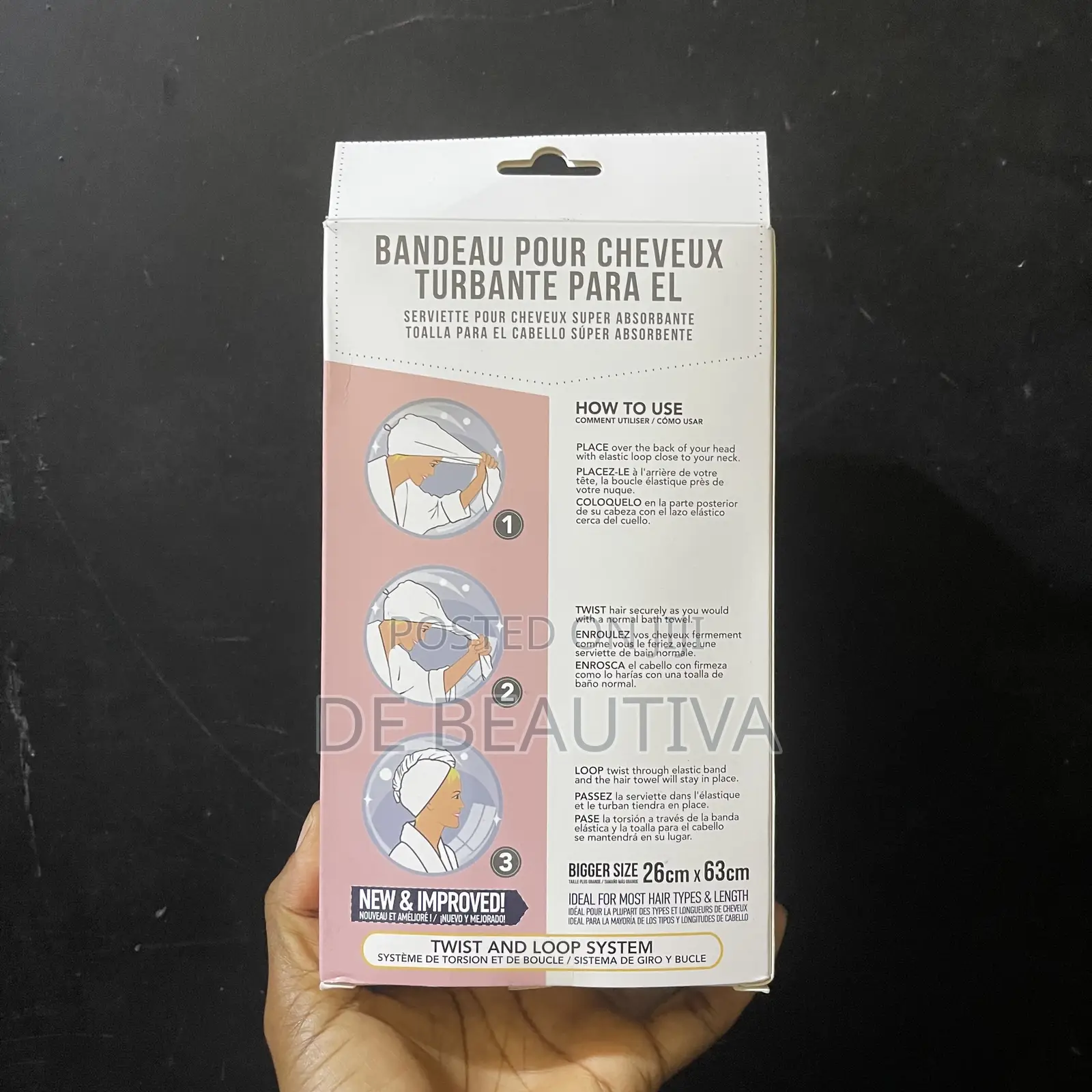 Ideal Bath Super Absorbent Hair Wrap