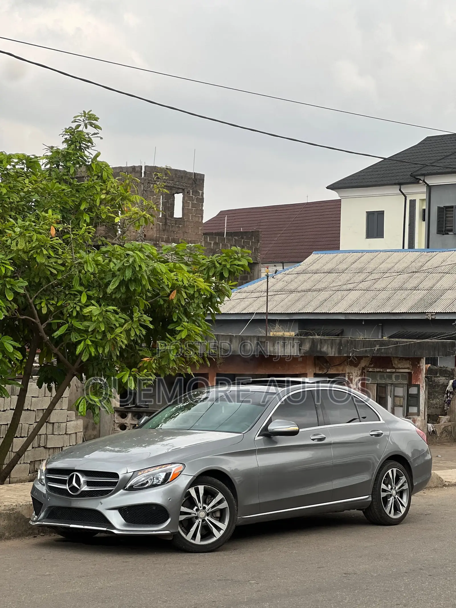 Mercedes-Benz C300 Luxury 4Matic Sedan AWD (2.0L 4cyl 7A) 2016 Gray
