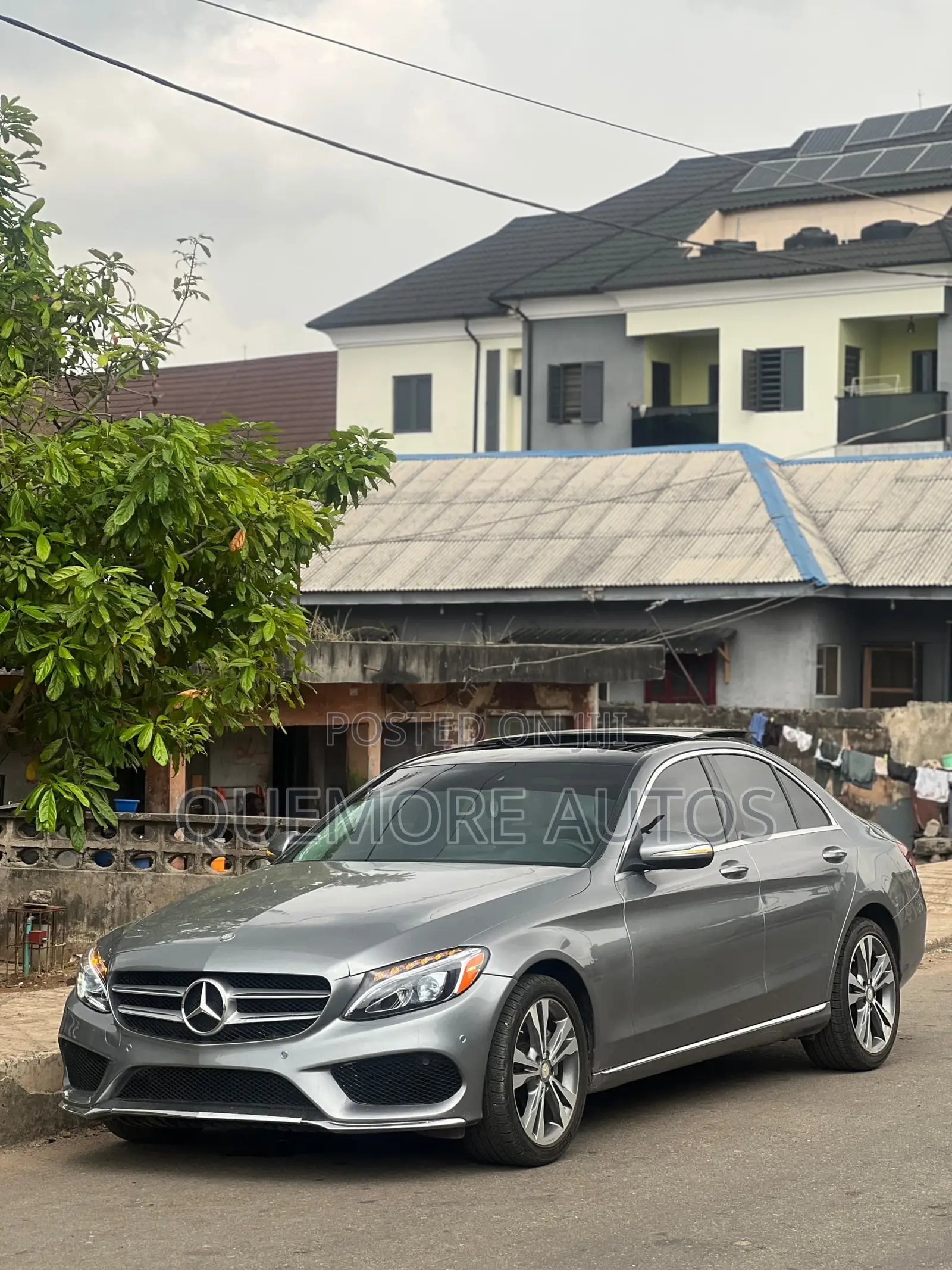 Mercedes-Benz C300 Luxury 4Matic Sedan AWD (2.0L 4cyl 7A) 2016 Gray