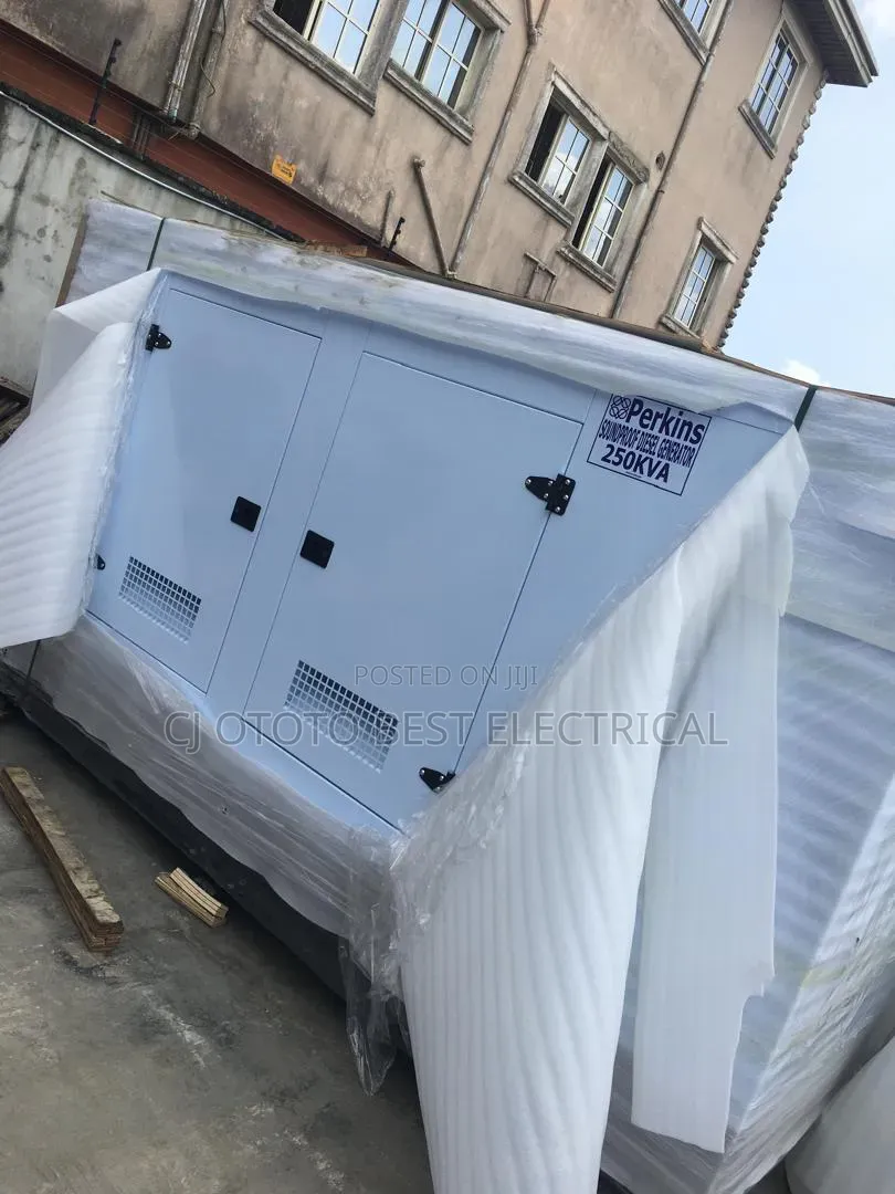 250kva Perkins Generator Soundproof 2 Years Warranty Brand New