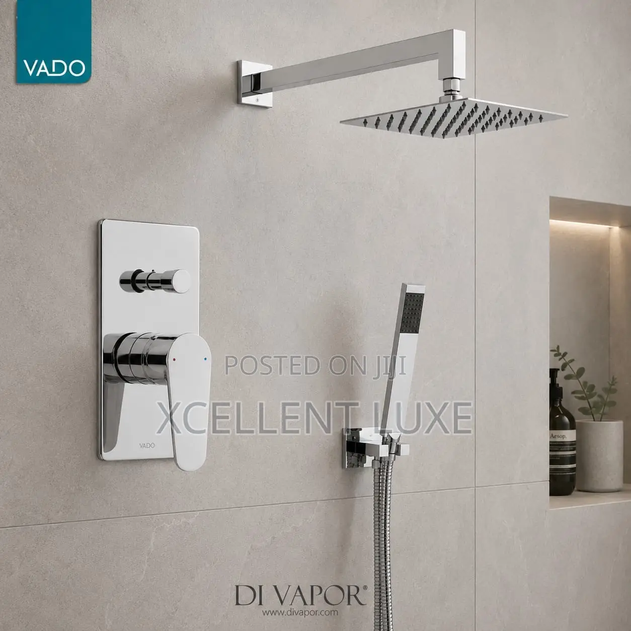 VADO 4ways Conceal Shower Mixer Set With Diverter. (Made in Uk)