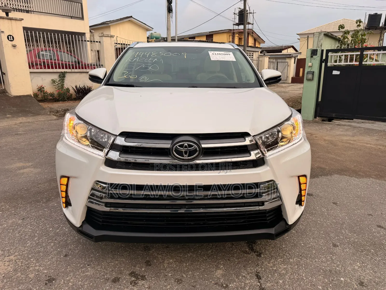 Toyota Highlander Limited Platinum V6 4x4 (3.5L 6cyl 6A) 2016 White