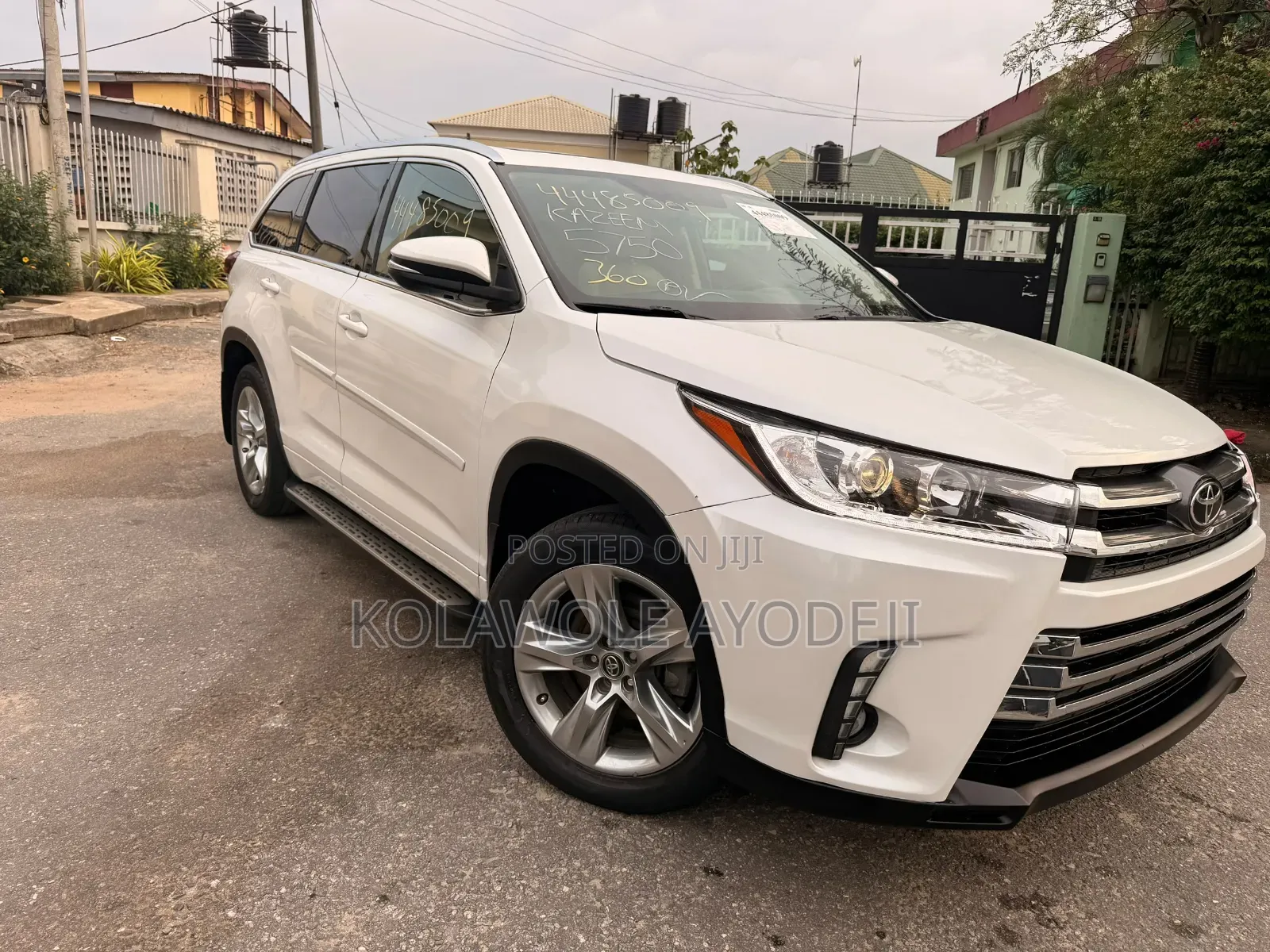 Toyota Highlander Limited Platinum V6 4x4 (3.5L 6cyl 6A) 2016 White