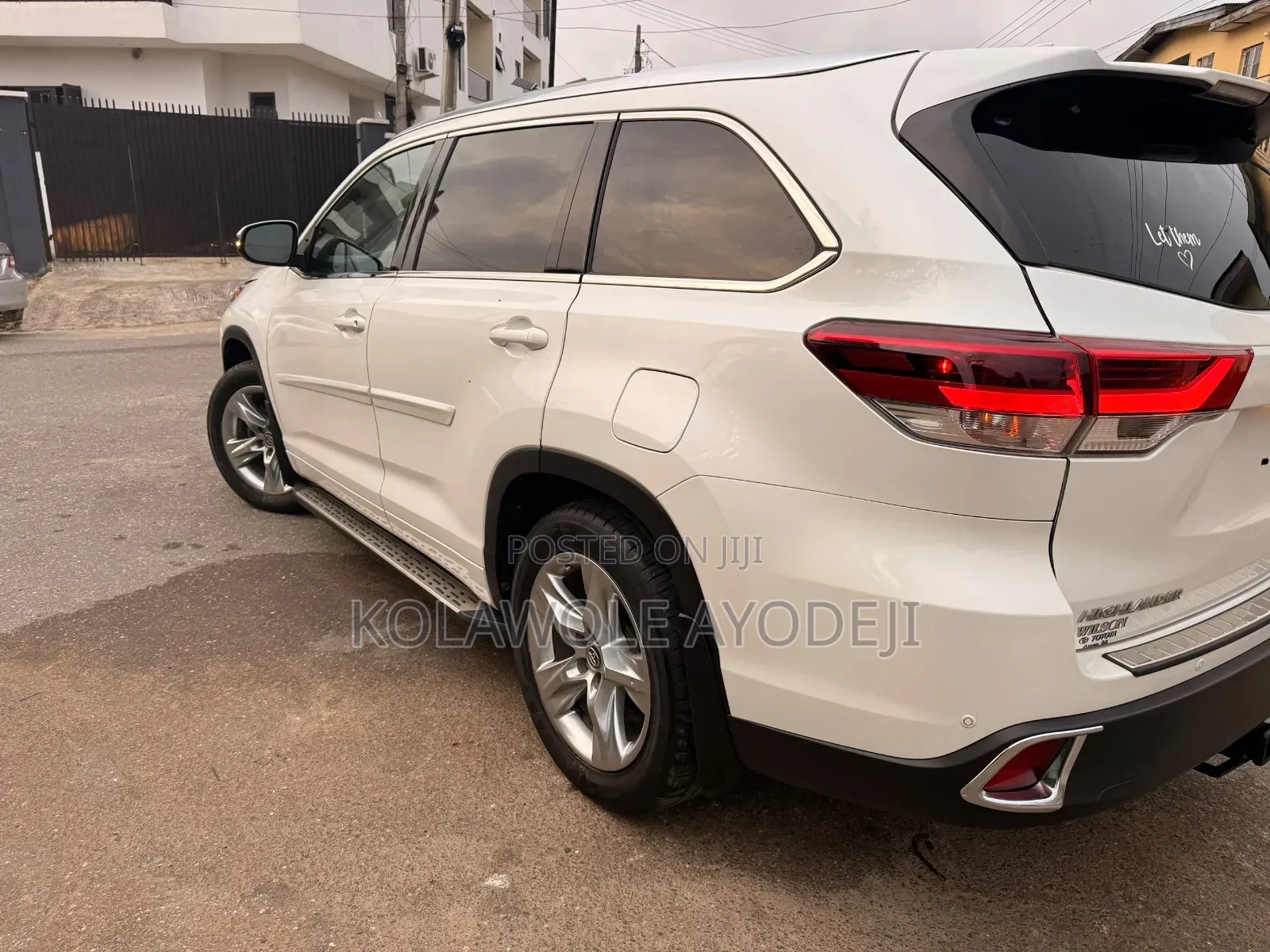 Toyota Highlander Limited Platinum V6 4x4 (3.5L 6cyl 6A) 2016 White