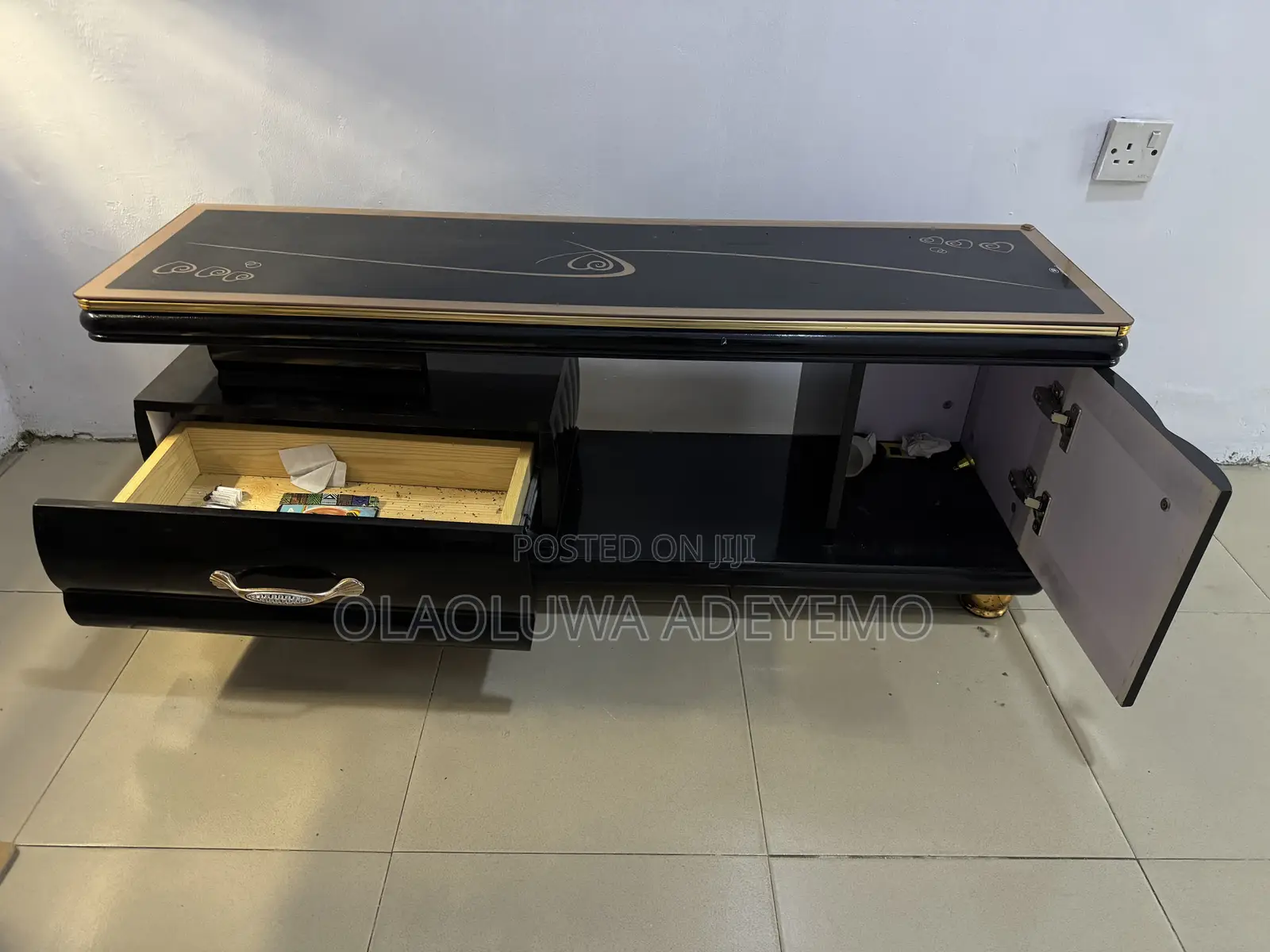 TV Console - Glass Top