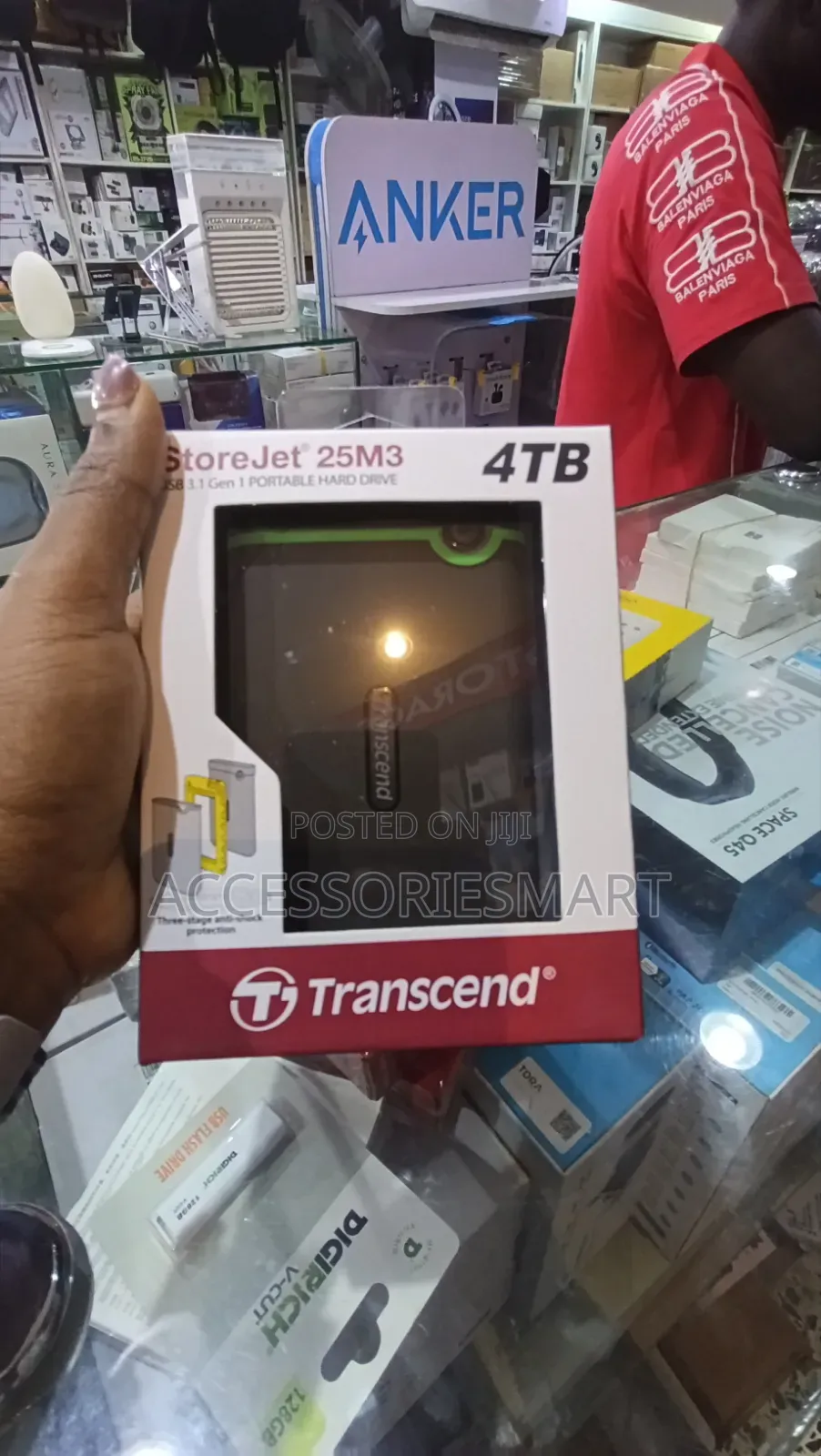 Transcend 4TB USB 3.1 Storejet 25M3 Portable Hard Drive