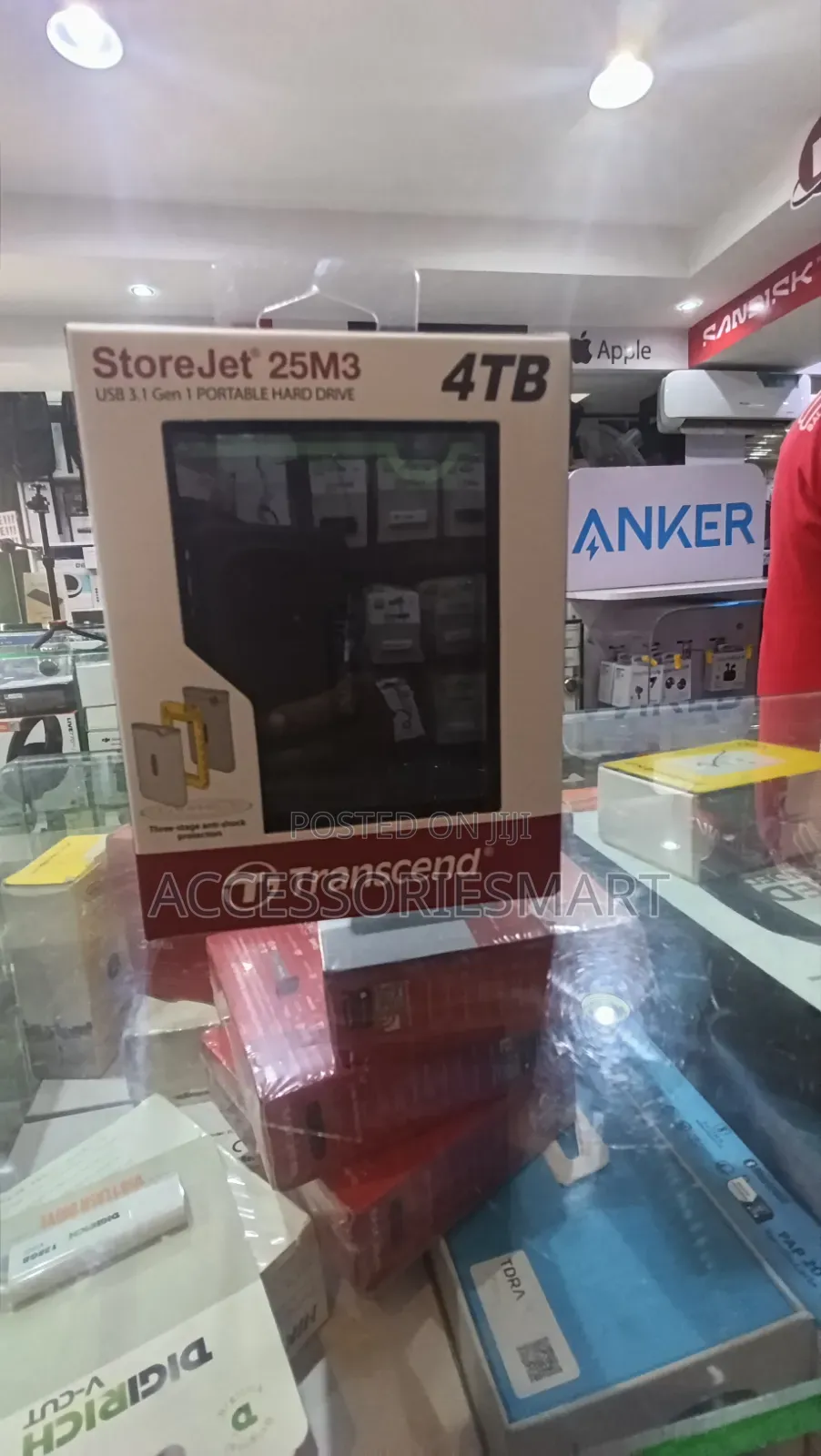 Transcend 4TB USB 3.1 Storejet 25M3 Portable Hard Drive