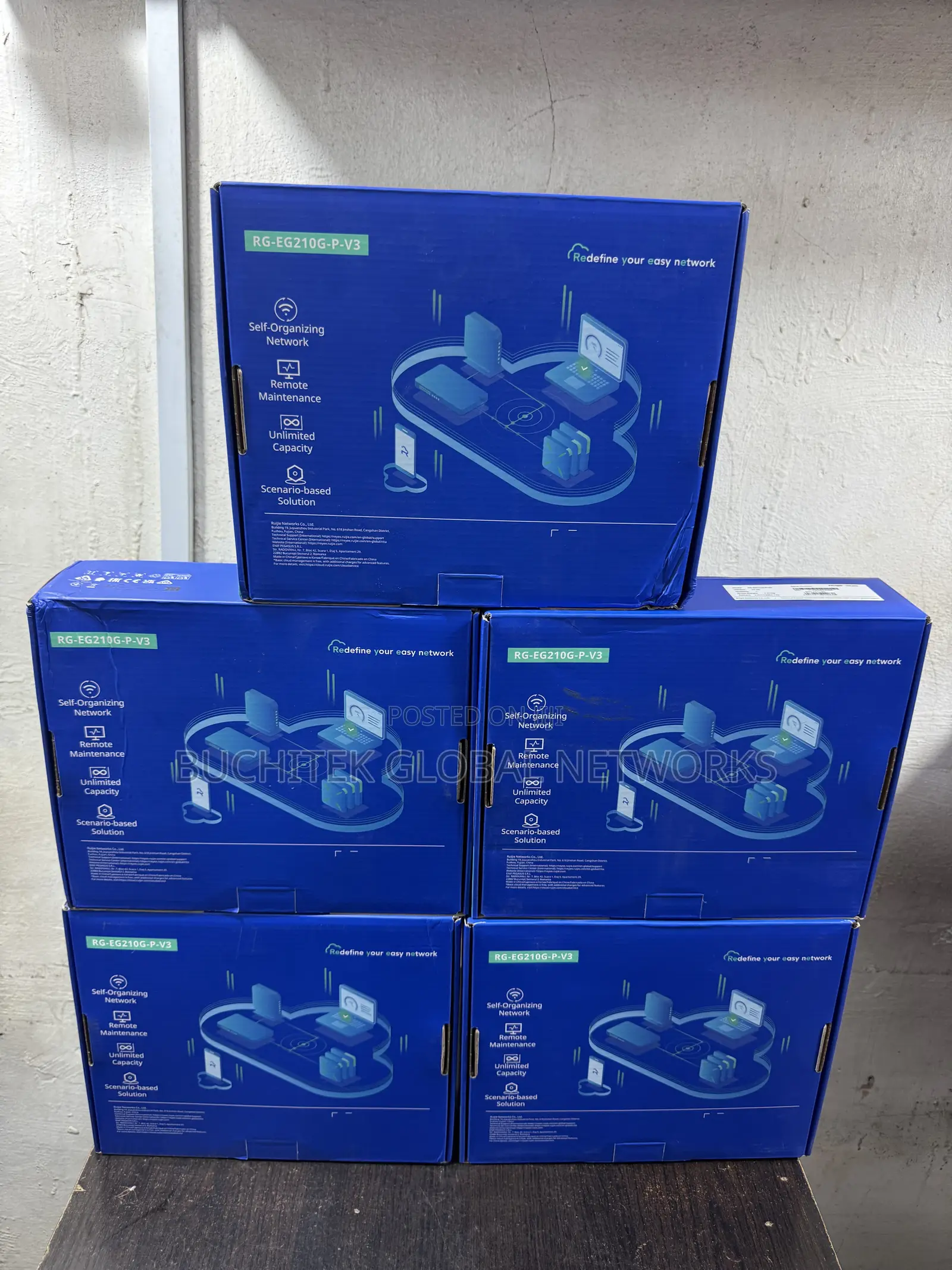 Ruijie RG-EG210-P-V3 10ports Gigabit Smart Cloud Router and Switch.