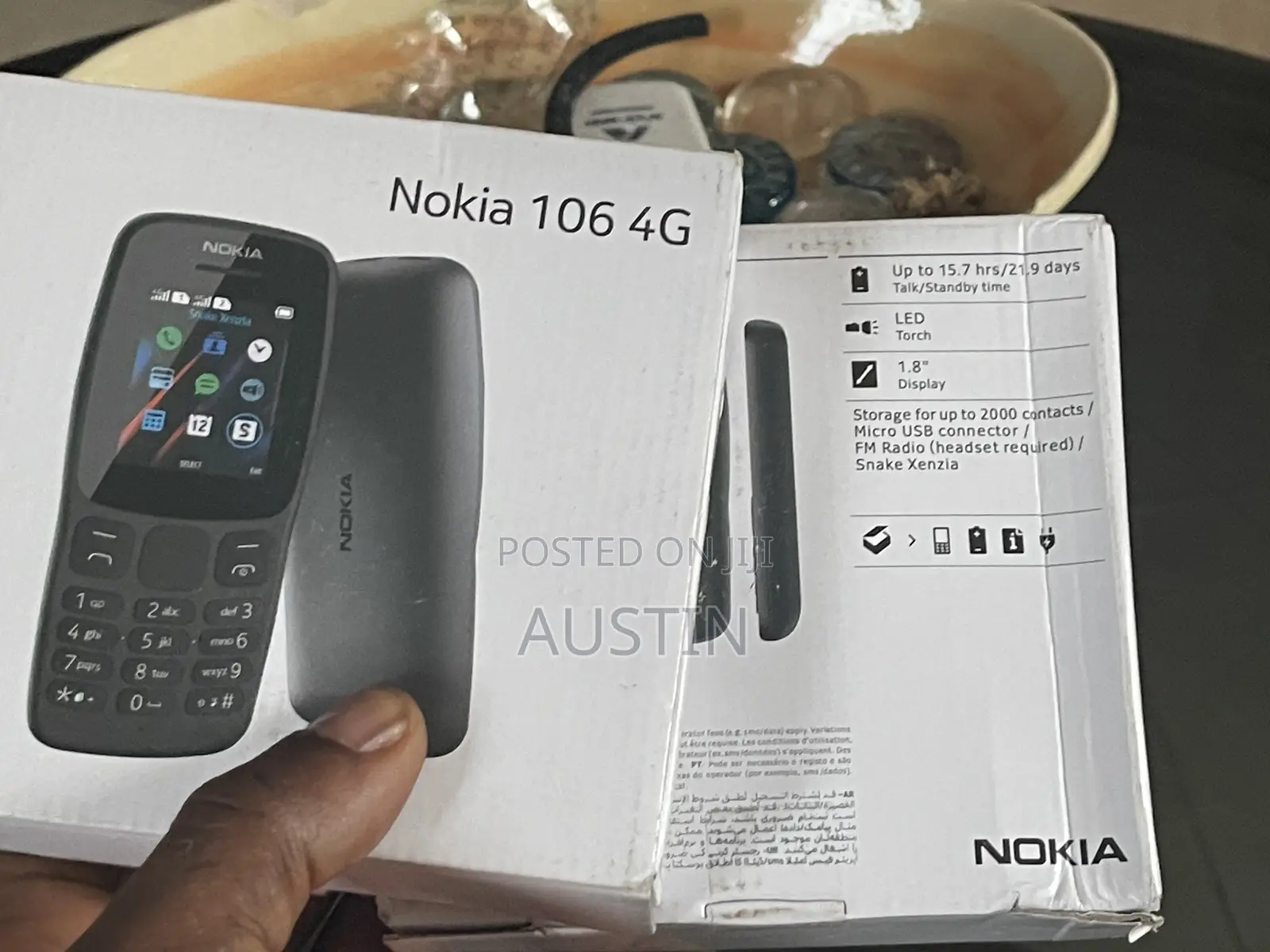 New Nokia 106 Black