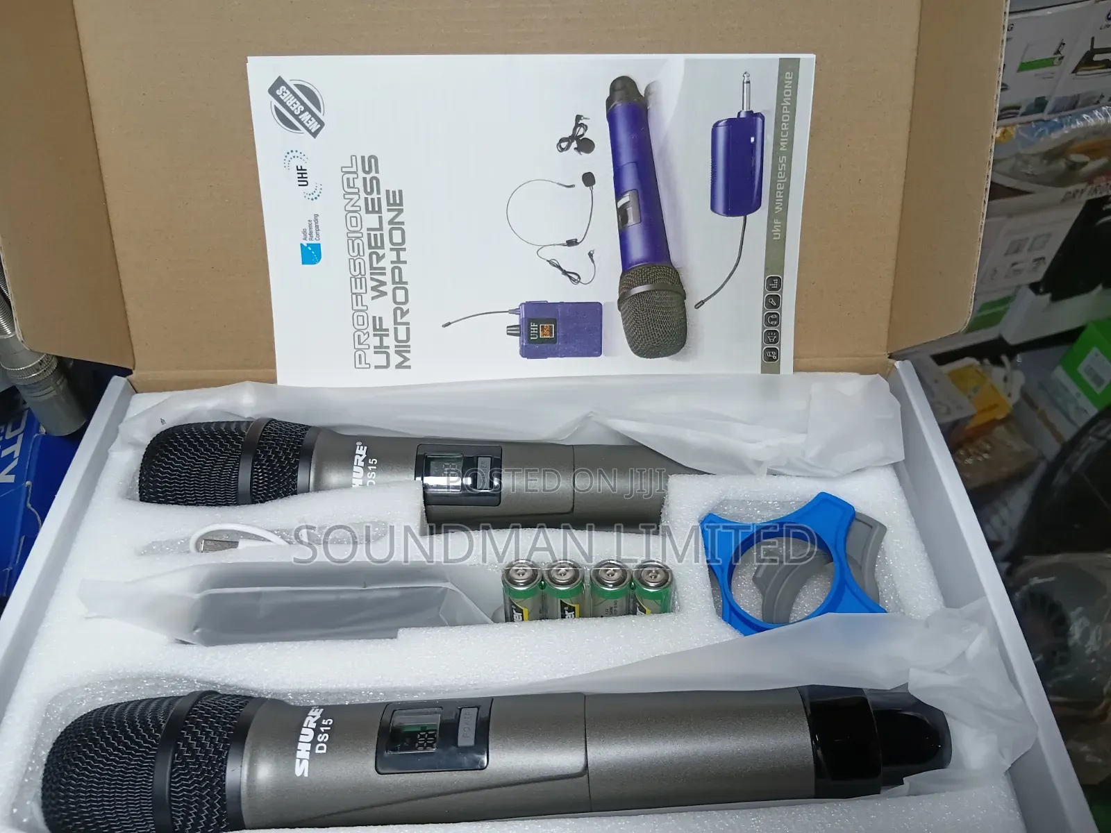 Shure Wireless Universal Microphone System for PA System Shure DS15