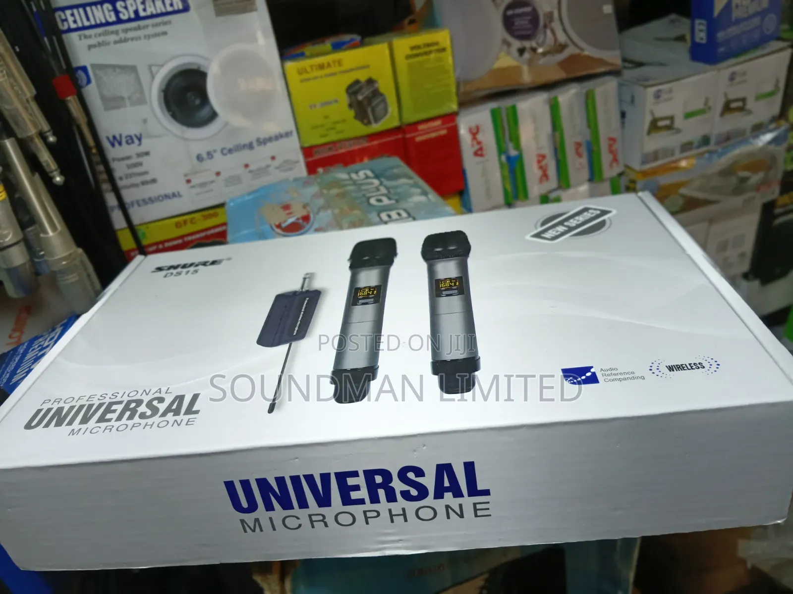 Shure Wireless Universal Microphone System for PA System Shure DS15