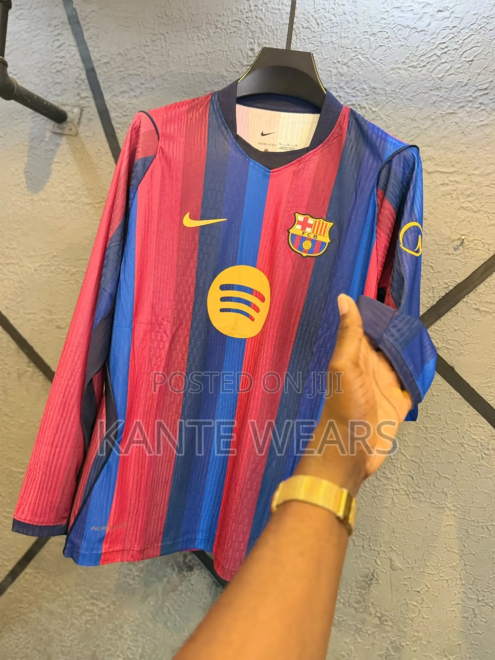 Barcelona Nike 2026/27 Home Jersey Long Sleeve Player Version