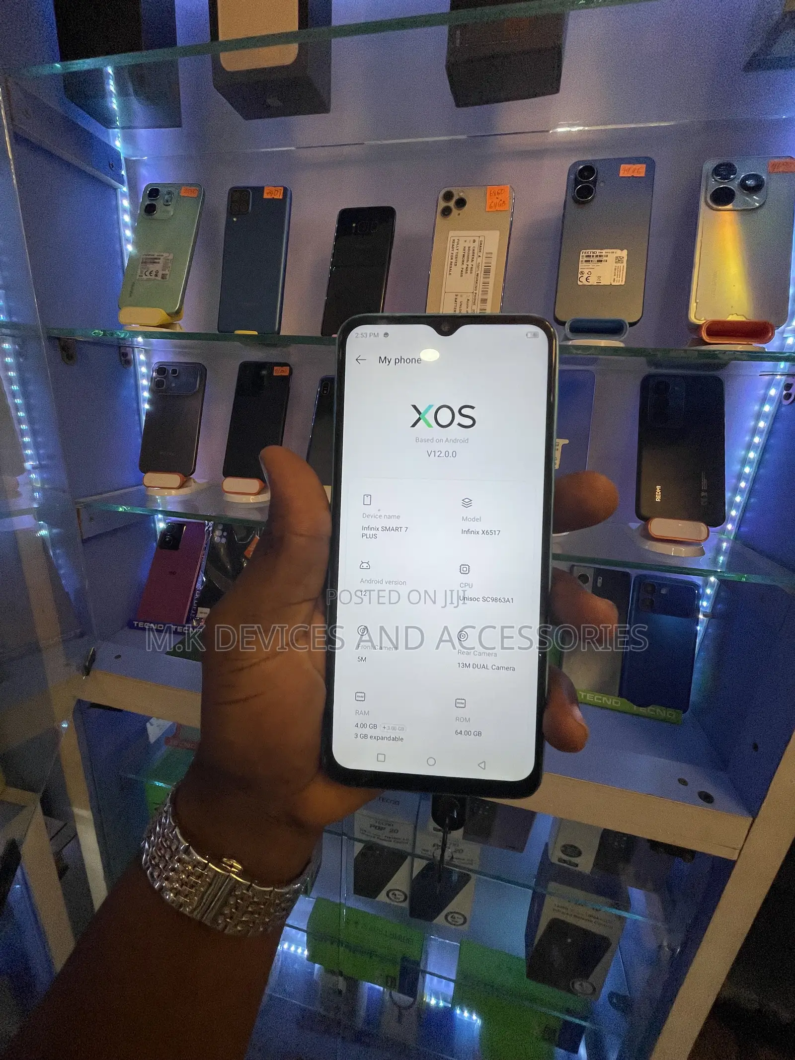 Infinix Smart 7 Plus 64 GB Blue