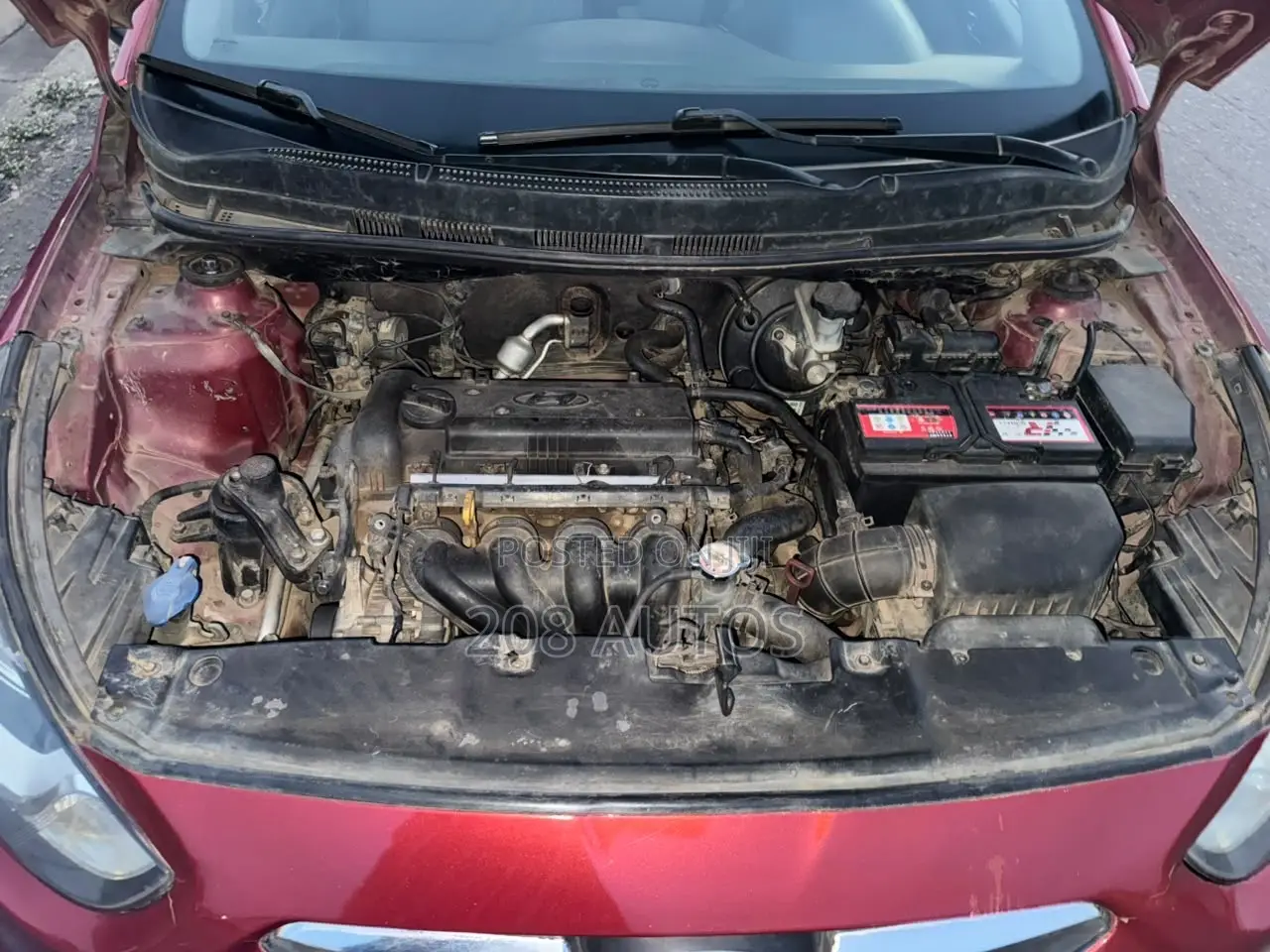 Hyundai Accent GLS 4dr Sedan (1.6L 4cyl 6A) 2014 Red